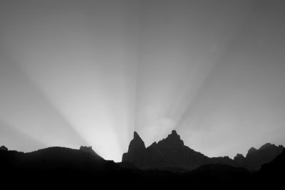 joel P:  aiguilles d'AnsabÃ¨re
Version noir et blanc
