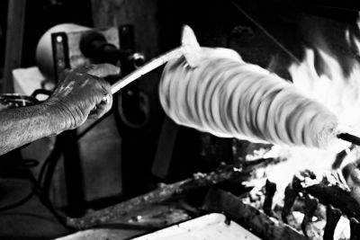 joelp
Chez Reine , le gÃ¢teau Ã  la broche
